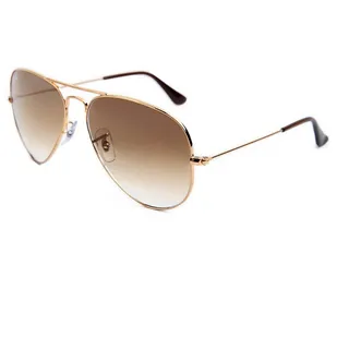 Ray-Ban Sonnenbrille Ray-Ban Aviator Large Metal RB3025 001/51 58 Arista Clear Brown silberfarben