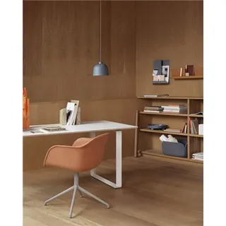 Muuto Grain 1-flg. 60 cm blau-grau Kunststoff