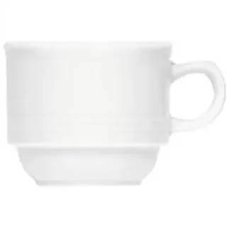 Bauscher Mocca-Obere 0,09 ltr. Stapelb. 8015/09 Dialog Weiss