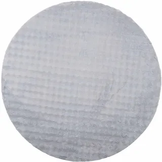 vidaXL Sirolo Bereichsteppich Ø 120 cm Grau