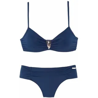 LASCANA Bügel-Bikini Damen marine Gr.38 Cup D