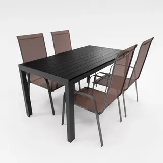 VCM Gartenmöbel Set 110 7-tlg. 918144