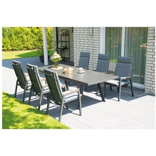 SonnenPartner Prestige Lift-Ausziehtisch Ø 80 x 80 cm Mehrfarbig