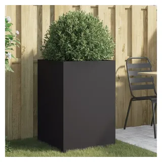 vidaXL Pflanzkübel 52 x 48 x 75 cm Schwarz