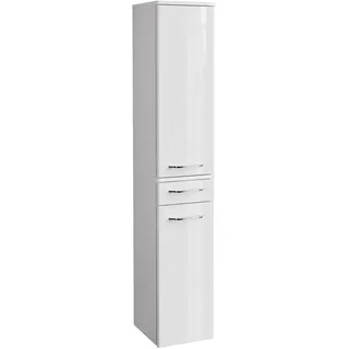 Fackelmann Bad-Hochschrank Milano Weiß 30 cm