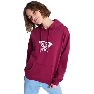 Roxy Surf Stoked Brushed Art Hoodie Rhododendron XS