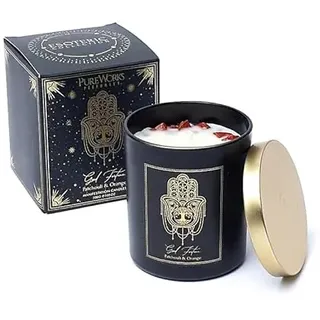Manifestationskerze Glaskerze Good Fortune im Glas mit Deckel - 200g