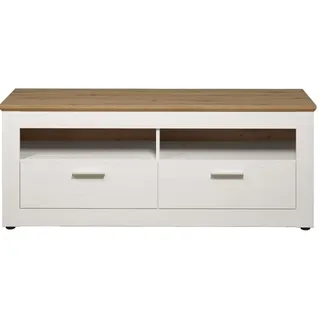 trendteam Shade TV-Lowboard 148 x 59 x 45 cm Weiß/MDF, Spanplatte, Melamin, Holzwerkstoff