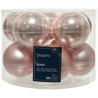 Kaemingk Decoris Weihnachtskugel aus Glas, 6 cm