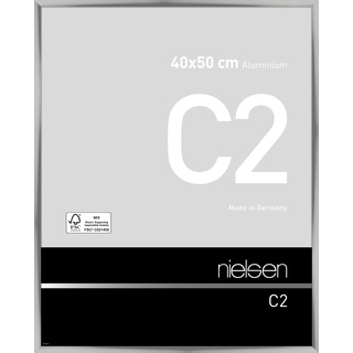 nielsen Aluminium Bilderrahmen C2, 40x50 cm, Silber