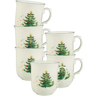 SELTMANN WEIDEN Marieluise Weihnachten Becher 0,27 l Weiß 6 St.