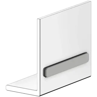 Keuco Griff für Somaris Spiegelschränke 14590010100 selbstklebend, 5 x 4,2 x 2,3 cm, verchromt