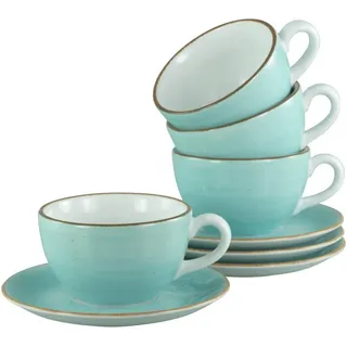 Creatable Cappuccinotasse Vintage Nature, Keramik, 280 ml, handbemalt, Kaffee & Tee, Tassen, Cappuccinotassen