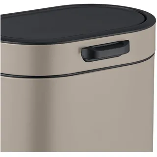 Relaxdays Hängender Mülleimer 5 l Beige