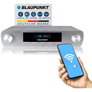 BLAUPUNKT KRD 30 Küchen-Unterbauradio mit DAB+ & Bluetooth - silber - Silber