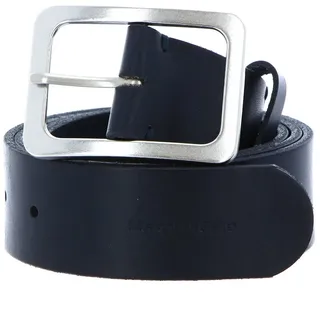 Marc O'Polo Damengürtel Leder blau/silber 85