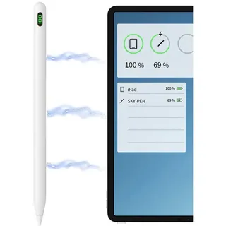 SOTOR Eingabestift Eingabestift Stylus Stift für iPad,Apple iPad Magnetischer Stylus Pen (1-St) kompatibel mit iPad Pro/iPad Air, Bluetooth Eingabestifte