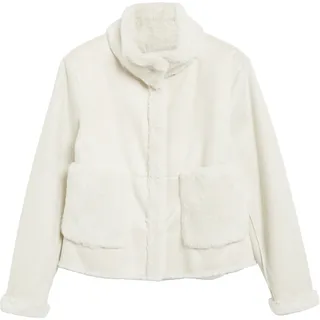s.Oliver Fake-Fur-Wendejacke Beige S