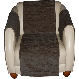 Wirth Sofahusse WIRTH "Miriam", bunt (silberfarben, grau), Kunstfaser, Hussen, Sofahusse, 2-er Set, Armlehnenschoner, Maß: 60 x 40 cm, 2 Stück