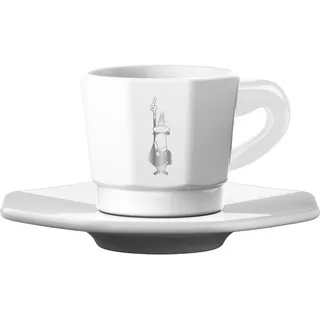 Bialetti Espressotasse 0,075 l Weiß 4 St.