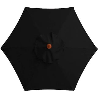 JFBUCF Sonnenschirm-Abdeckung, Ersatz, Terrassen-Sonnenschirm, 3 m, 6 Rippen, Sonnenschutz, runder Regenschirm, Baldachin für Outdoor, Strand und Markt