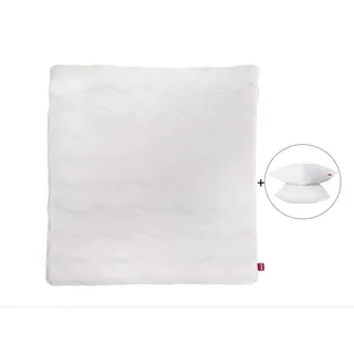 Abeil Kit umweltfreundlich, Bettbezug 220 x 240 cm und 2 Kissen 60 x 60 cm