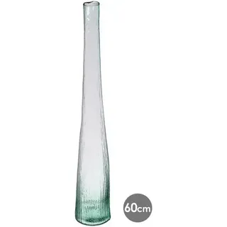 Glasvase Mit Streifen 1,5l 9x9x58,5 Cm