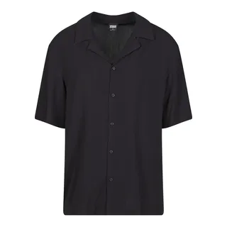 URBAN CLASSICS Langarmhemd Schwarz M