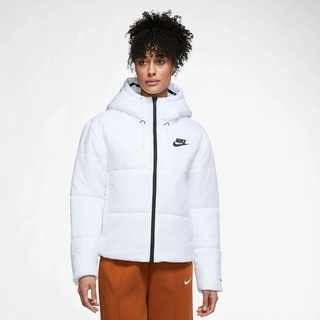Steppjacke NIKE SPORTSWEAR "THERMA-FIT REPEL CLASSIC SERIES WOMANS JACKET" Gr. M (40/42), weiß Damen Jacken Sportjacken