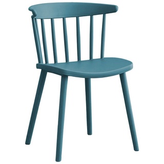 HTI-Living Küchenstuhl Stuhl Tovik (Stück, 1 St), Küchenstuhl Esszimmerstuhl Kunststoffstuhl Bistrostuhl blau