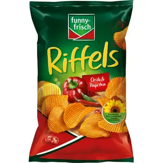 Funny-Frisch Riffels Chili & Paprika 150g