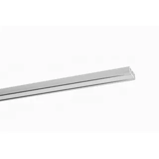 SN DECO GROUP Gardinenschiene Wendeschiene, 2-läufig, Fixmaß, mit Bohren, verschraubt, Aluminium weiß 300 cm x 3,6 cm