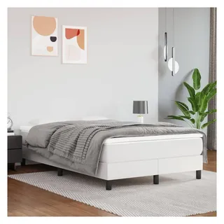 vidaXL Boxspringbettgestell 120 x 200 cm Weiß