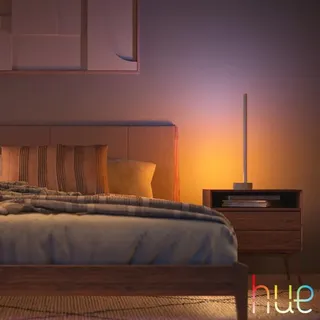 PHILIPS Hue White & Color Ambiance Gradient Signe LED Tischleuchte mit Dimmer, 8719514433465,