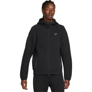 Nike Tech Fleece Windrunner Jacke, Black/Black, XL