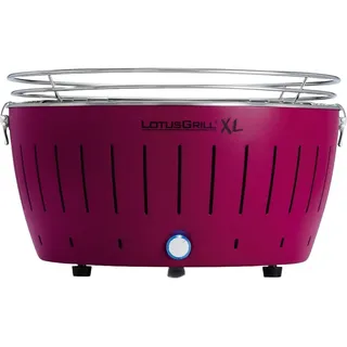 LotusGrill XL Pflaumenlila G435 Holzkohlegrill/Tischgrill mit USB-Anschluß