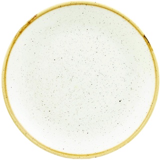 Churchill Stonecast -Coupe Plate Teller- Durchmesser: Ø21,7cm, Farbe wählbar (Barley White)