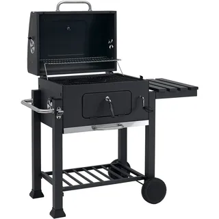 Tepro Holzkohlegrill Toronto Click, anthrazit/edelstahl, 115 x 67 x 107 cm