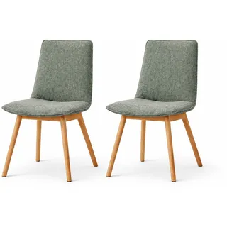 OTTO home 4-Fußstuhl Ramon Polyester grün 2er Set