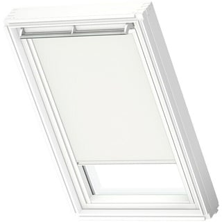 Velux Dachfensterrollo DKL UK08 1025SWL  (Farbe: Weiß - 1025SWL, Farbe Schiene: Weiß, Manuell)