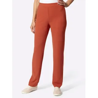 Sieh an! Jerseyhose Hose komfortabel orange|rot 19