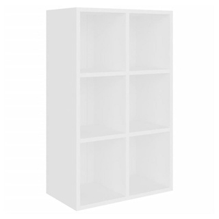 DOTMALL Bücherregal Bücherschrank,Sideboard,Weiß,66 x 30 x 98 cm,Holzwerkstoff