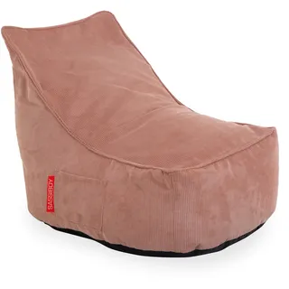 Sitzsack CUBA SMALL (BHT 60x60x70 cm) - rosa - BHT 60x60x70 cm