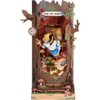 ROBOTIME Book Nook Alice Adventure