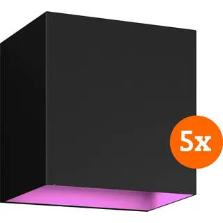 Philips Hue Resonate Downward White & Color - Schwarz 5er-Pack