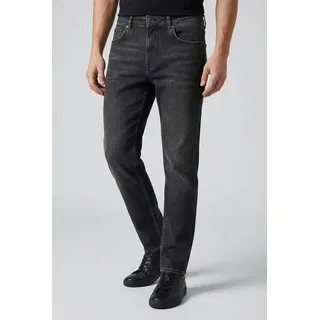 Pepe Jeans Tapered-fit-Jeans STANLEY Ziernähte an den Gesäßtaschen schwarz 34