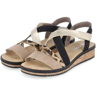 Rieker V3663 Damen Beige/Gold 40