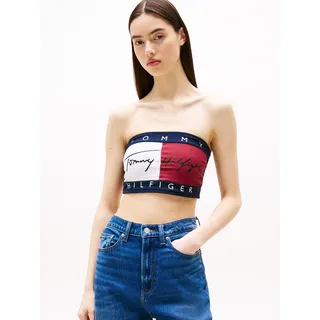 Tommy Hilfiger Iconic Aliyah RnB BANDEAU Colorblock Bandeau-BH Blau M