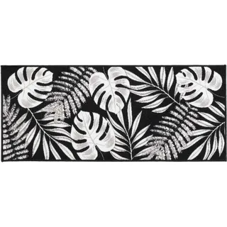 Douceur d'intérieur Teppich 50 x 120 cm Schwarz/Gold