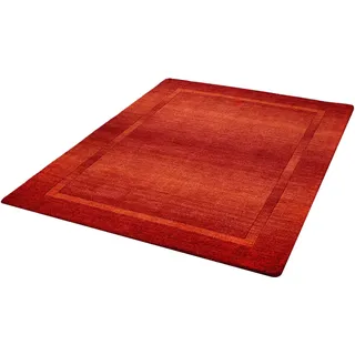 Wollteppich DEKOWE "Vardan" Teppiche Gr. B/L: 160 cm x 230 cm, 12 mm, 1 St., rot Esszimmerteppiche reine Wolle, weich und kuschelig, Wohnzimmer